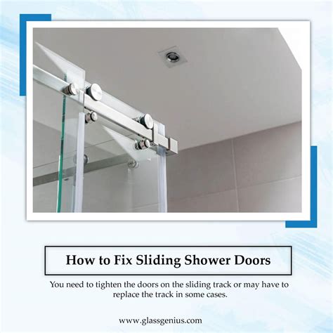 sliding shower door leaks at bottom|How to Fix a Leaking Glass Shower Door 